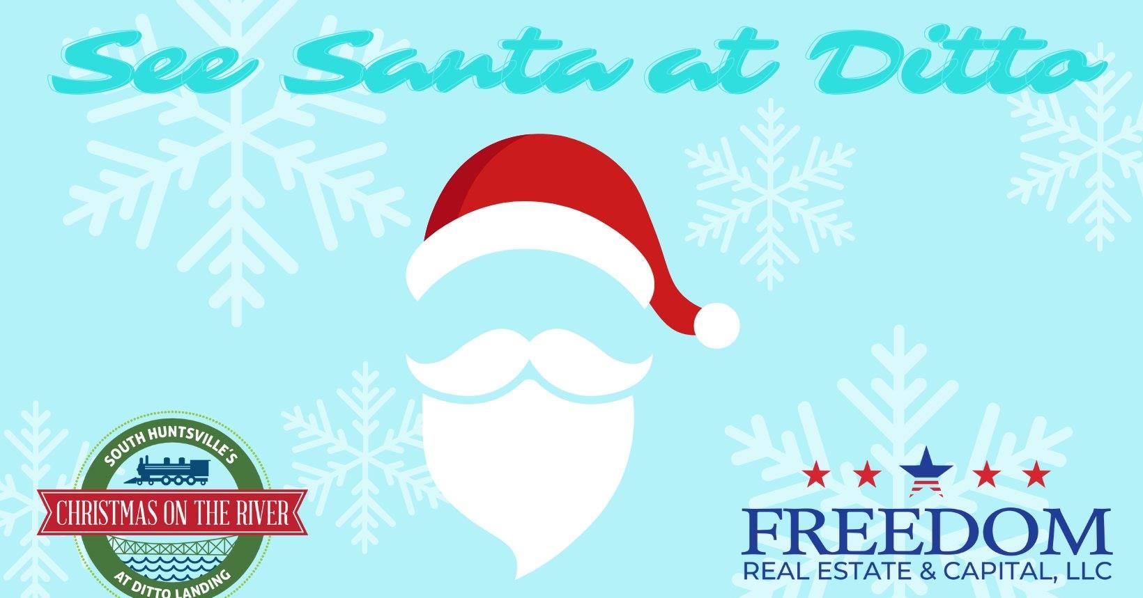 See Santa at Ditto Landing
